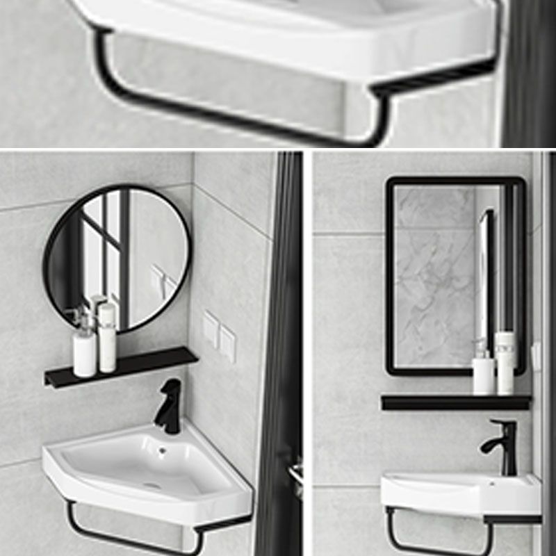 Contemporary Bathroom Sink with Pop-Up Drain Resin Specialty Wall Mount Bathroom Sink Clearhalo 'Bathroom Remodel & Bathroom Fixtures' 'Bathroom Sinks & Faucet Components' 'Bathroom Sinks' 'bathroom_sink' 'Home Improvement' 'home_improvement' 'home_improvement_bathroom_sink' 1200x1200_78ac3c6b-bbbc-4823-92d5-ab5c30539063