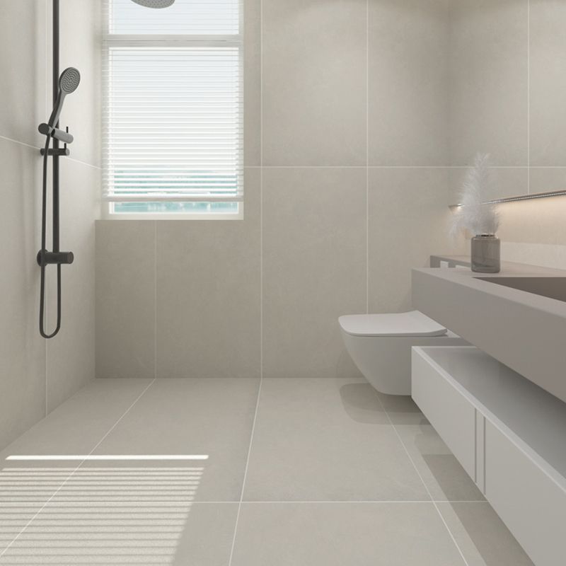 Rectangular Ceramic Matte Singular Tile No Pattern Bathroom Floor Clearhalo 'Floor Tiles & Wall Tiles' 'floor_tiles_wall_tiles' 'Flooring 'Home Improvement' 'home_improvement' 'home_improvement_floor_tiles_wall_tiles' Walls and Ceiling' 1200x1200_796ba035-1a0d-460c-900b-24cdb0845998