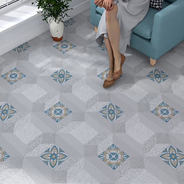 Home Indoor Vinyl Floor Coiled Marble Print Square PVC Vinyl Flooring Clearhalo 'Flooring 'Home Improvement' 'home_improvement' 'home_improvement_vinyl_flooring' 'Vinyl Flooring' 'vinyl_flooring' Walls and Ceiling' 1200x1200_796e538c-28a5-4823-8172-3b46aa44ba77