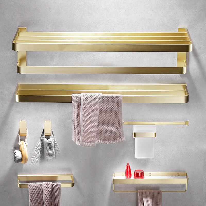 Brushed Brass Bathroom Hardware Set Retro Golden Bathroom Accessory Kit Clearhalo 'Bathroom Hardware Sets' 'Bathroom Hardware' 'Bathroom Remodel & Bathroom Fixtures' 'bathroom_hardware_sets' 'Home Improvement' 'home_improvement' 'home_improvement_bathroom_hardware_sets' 1200x1200_79f145f6-b64e-47ea-b1db-2910baa8085d