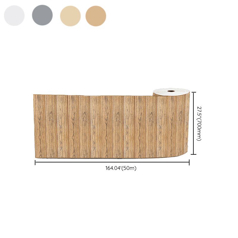 Modern Tin Backsplash Paneling 3D Wall Ceiling Wood Grain Design Clearhalo 'Flooring 'Home Improvement' 'home_improvement' 'home_improvement_wall_paneling' 'Wall Paneling' 'wall_paneling' 'Walls & Ceilings' Walls and Ceiling' 1200x1200_7a316e94-9505-4fc2-901b-80f1f353d20f