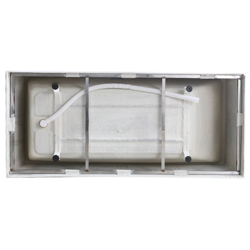 Modern Rectangle Acrylic Bathtub Back to Wall with Drain Bath Tub Clearhalo 'Bathroom Remodel & Bathroom Fixtures' 'Bathtubs' 'Home Improvement' 'home_improvement' 'home_improvement_bathtubs' 'Showers & Bathtubs' 1200x1200_7a3ef19a-b5c0-4d0e-8411-8484af6423be