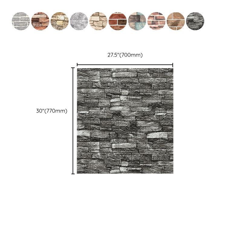 Artificial Brick Wall Plate Industrial Style Simple Home Living Room Wall Panel (1-Pack) Clearhalo 'Flooring 'Home Improvement' 'home_improvement' 'home_improvement_wall_paneling' 'Wall Paneling' 'wall_paneling' 'Walls & Ceilings' Walls and Ceiling' 1200x1200_7a687e63-f600-408d-8d73-bd85dea3cbd2
