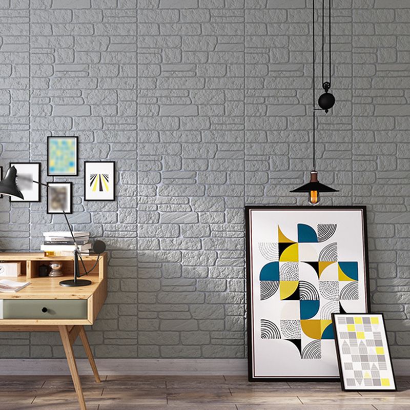 Colorful 3D Embossed Wall Panel Waterproof Faux Stone Wall Tile Clearhalo 'Flooring 'Home Improvement' 'home_improvement' 'home_improvement_wall_paneling' 'Wall Paneling' 'wall_paneling' 'Walls & Ceilings' Walls and Ceiling' 1200x1200_7b677236-c75b-492d-848c-4ca456eea9c4