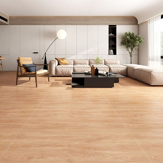 Non-slip Floor Tile Wood Texture Design Rectangle Straight Edge Floor Tile for Living Room Clearhalo 'Floor Tiles & Wall Tiles' 'floor_tiles_wall_tiles' 'Flooring 'Home Improvement' 'home_improvement' 'home_improvement_floor_tiles_wall_tiles' Walls and Ceiling' 1200x1200_7b6d7495-e957-45fa-87ad-11851d2213ae