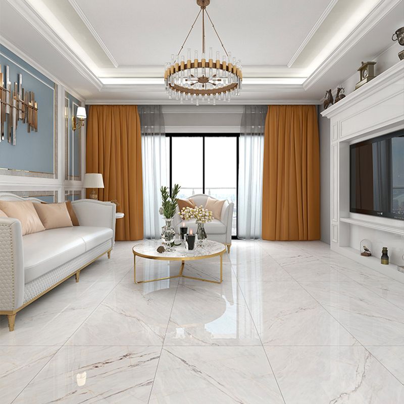 Mirrored Singular Tile Marble Rectangular Modern Floor and Wall Tile Clearhalo 'Floor Tiles & Wall Tiles' 'floor_tiles_wall_tiles' 'Flooring 'Home Improvement' 'home_improvement' 'home_improvement_floor_tiles_wall_tiles' Walls and Ceiling' 1200x1200_7c4136fe-4713-4799-a77f-bed7aa9f3e3b