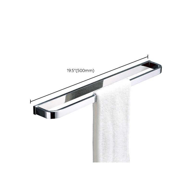 Polished Chrome Modern Bathroom Accessory Set in Stainless Steel Towel Bar/Soap Dish Clearhalo 'Bathroom Hardware Sets' 'Bathroom Hardware' 'Bathroom Remodel & Bathroom Fixtures' 'bathroom_hardware_sets' 'Home Improvement' 'home_improvement' 'home_improvement_bathroom_hardware_sets' 1200x1200_7c4d7601-c52b-40af-aa51-fcb72a79e0a9
