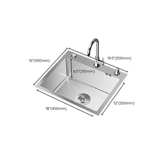 Stainless Steel Drop-In Kitchen Sink Single Bowl Sink with 3 Holes Clearhalo 'Home Improvement' 'home_improvement' 'home_improvement_kitchen_sinks' 'Kitchen Remodel & Kitchen Fixtures' 'Kitchen Sinks & Faucet Components' 'Kitchen Sinks' 'kitchen_sinks' 1200x1200_7c5c0f08-f831-4423-a28e-3f8000c9dea6