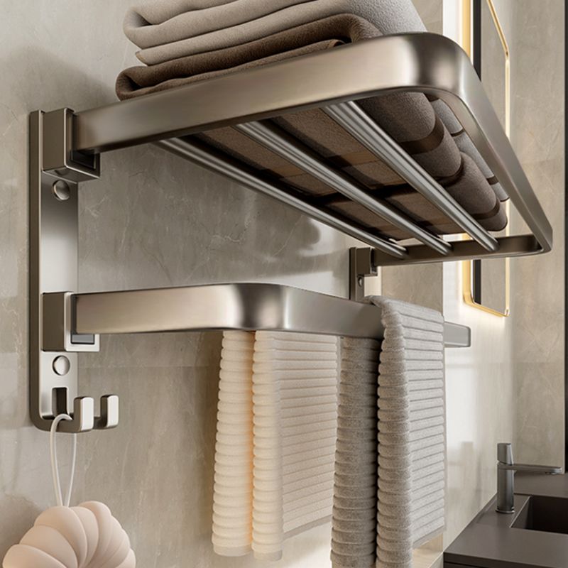 Modern Stainless Steel Bath Shelf Bathroom Accessory Kit Towel Bar Bathroom Set Clearhalo 'Bathroom Hardware Sets' 'Bathroom Hardware' 'Bathroom Remodel & Bathroom Fixtures' 'bathroom_hardware_sets' 'Home Improvement' 'home_improvement' 'home_improvement_bathroom_hardware_sets' 1200x1200_7c6b5247-dd98-4143-991b-c003c9bb17b4