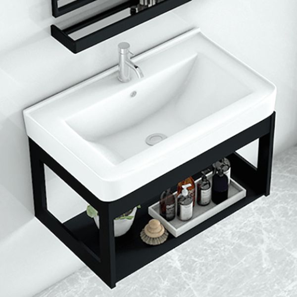 Modern Bathroom Vanity Set Wall Mount Single-Sink Bathroom Sink Vanity Clearhalo 'Bathroom Remodel & Bathroom Fixtures' 'Bathroom Vanities' 'bathroom_vanities' 'Home Improvement' 'home_improvement' 'home_improvement_bathroom_vanities' 1200x1200_7c937bbf-2b9d-4ce0-a38e-c300a392ab64