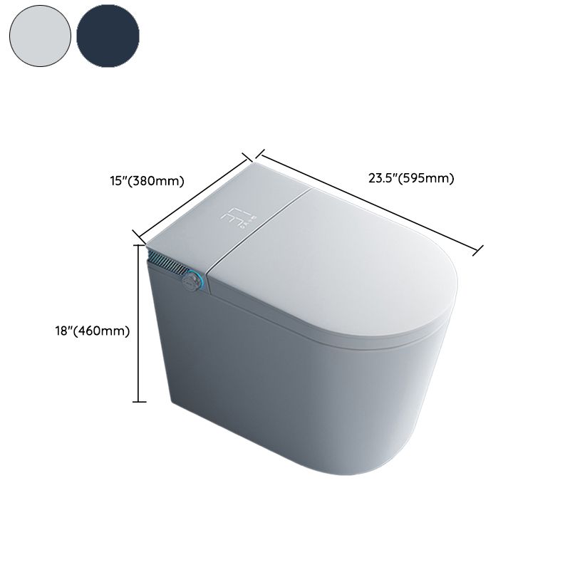 Elongated Floor Standing Bidet with Heated Seat White Ceramic Antimicrobial Clearhalo 'Bathroom Remodel & Bathroom Fixtures' 'Bidets' 'Home Improvement' 'home_improvement' 'home_improvement_bidets' 'Toilets & Bidets' 1200x1200_7d121b81-ef9c-4668-90cf-dbb34ef58431