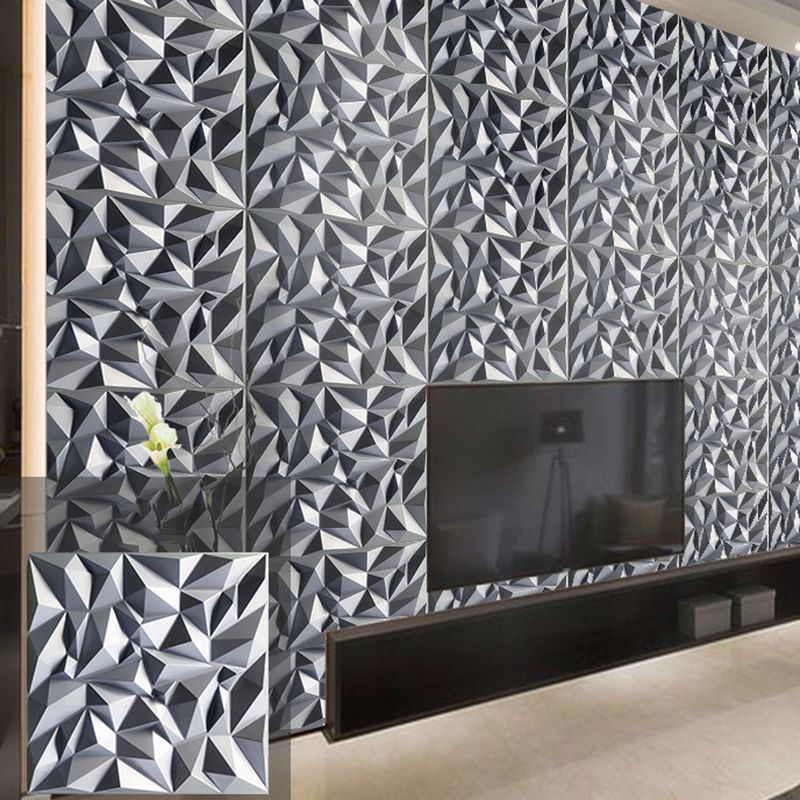 Modern Square Interior Wall Paneling Peel and Stick 3D Embossed Wall Paneling Clearhalo 'Flooring 'Home Improvement' 'home_improvement' 'home_improvement_wall_paneling' 'Wall Paneling' 'wall_paneling' 'Walls & Ceilings' Walls and Ceiling' 1200x1200_7d1b0e83-a748-48ba-b081-ecef88ea6684