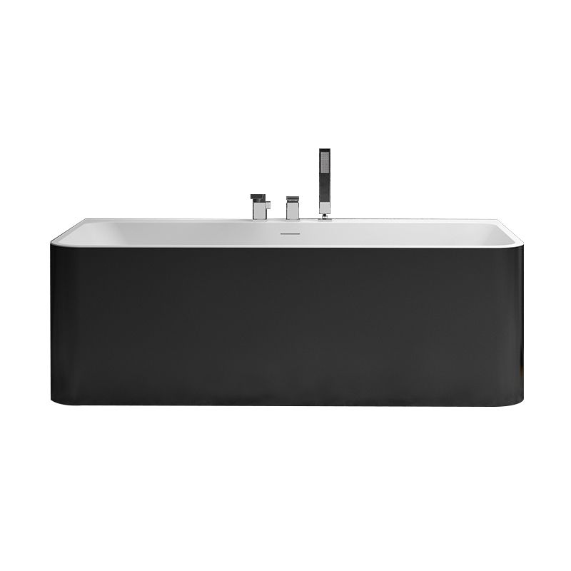 Stone Rectangular Soaking Bathtub Antique Finish Back to Wall Bath Tub Clearhalo 'Bathroom Remodel & Bathroom Fixtures' 'Bathtubs' 'Home Improvement' 'home_improvement' 'home_improvement_bathtubs' 'Showers & Bathtubs' 1200x1200_7d1b8c91-8f7d-407b-953e-5bb0e21e4adf