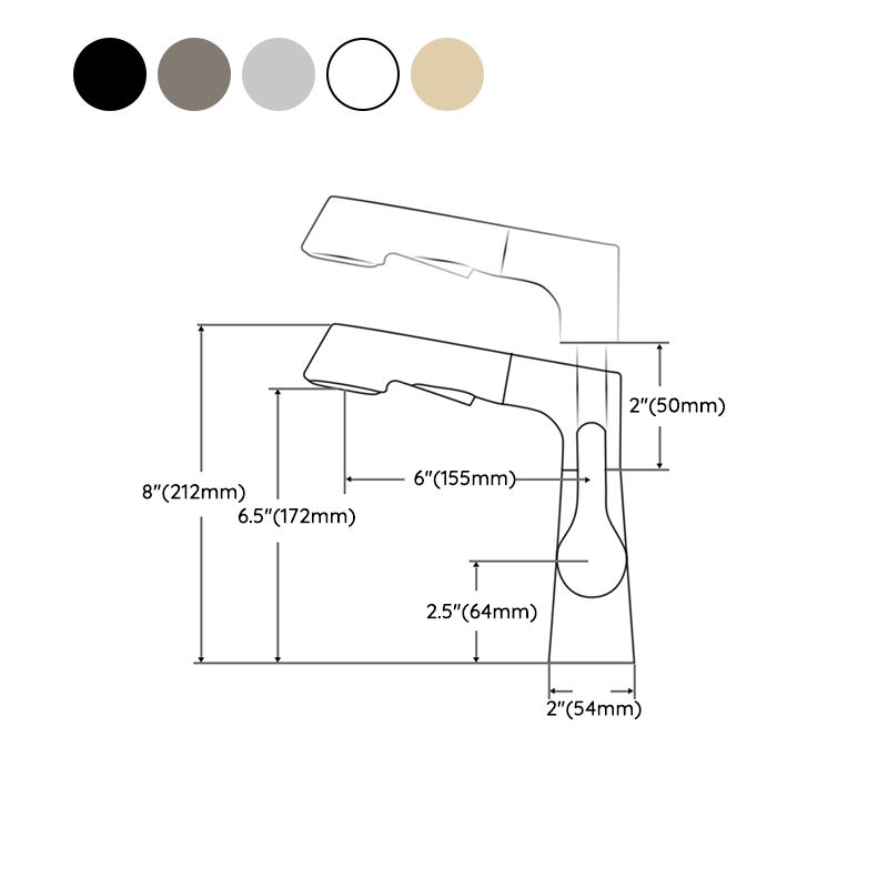 Lever Handles Lavatory Faucet Modern Vessel Sink Bathroom Faucet Clearhalo 'bathroom_sink_faucets' 'Conjunta de Baño y Conjunta de Grifo' 'Coronamiento de Baño y Dispositivo de Baño' 'Grifo del lavabo del baño' 'Hogar' 'home_improvement' 'home_improvement_bathroom_sink_faucets' 'Mejoras para el hogar' 1200x1200_7d48fdb1-0702-4473-9523-191d154c0c60