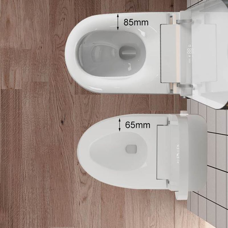 Deodorizing Smart Toilet Elongated Bidet Seat Foot Sensor Bidet Seat in White Clearhalo 'Bathroom Remodel & Bathroom Fixtures' 'Bidets' 'Home Improvement' 'home_improvement' 'home_improvement_bidets' 'Toilets & Bidets' 1200x1200_7df92448-3fbe-4ac3-94d0-b591f2255e02