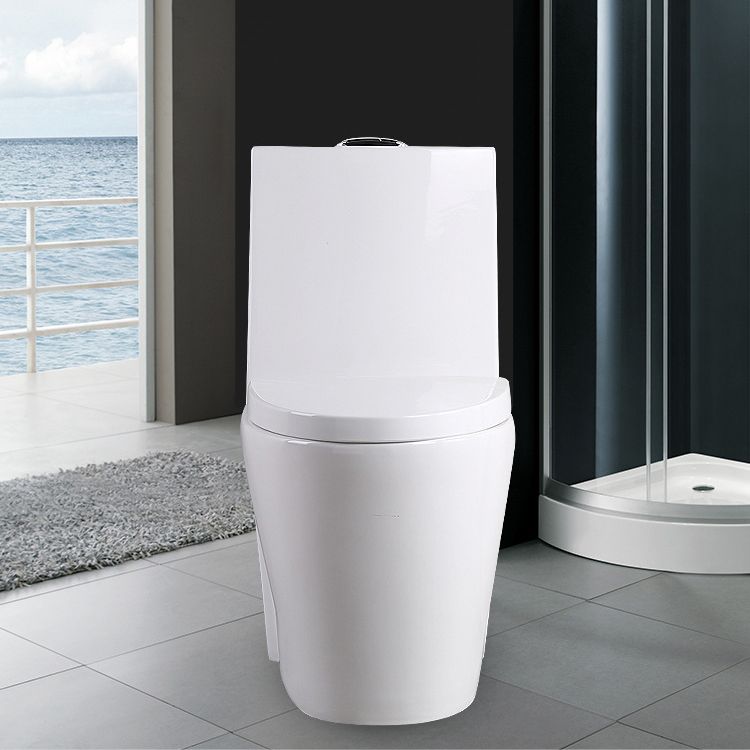 Contemporary Elongated Toilet Bowl Gravity Flush Toilet with Seat for Bathroom Clearhalo 'Bathroom Remodel & Bathroom Fixtures' 'Home Improvement' 'home_improvement' 'home_improvement_toilets' 'Toilets & Bidets' 'Toilets' 1200x1200_7e5fcf1f-3aa7-4d11-a6c4-6a606fbf7572