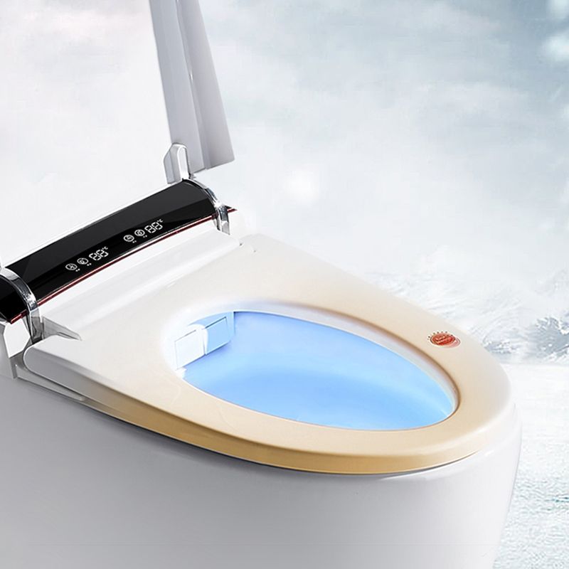 Floor Mount Bidet Elongated with Heated Seat Ceramic Contemporary Clearhalo 'Bathroom Remodel & Bathroom Fixtures' 'Bidets' 'Home Improvement' 'home_improvement' 'home_improvement_bidets' 'Toilets & Bidets' 1200x1200_7e8b9375-b700-427b-a66a-235bef315018