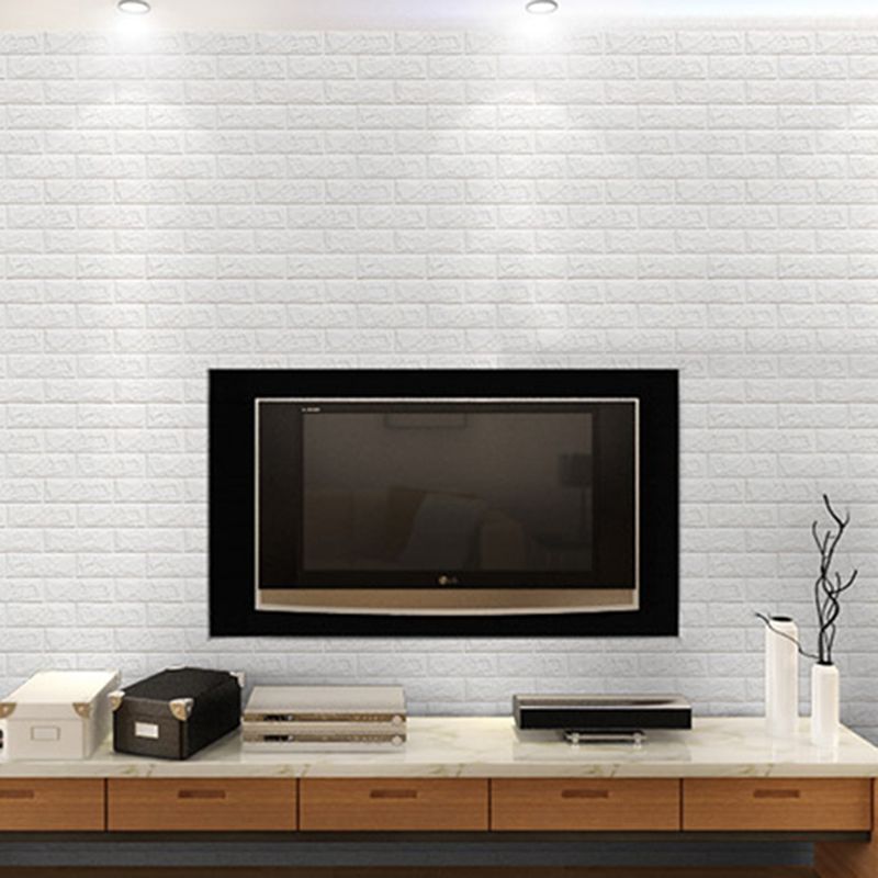 Modern Wall Panel PVC 3D Embossed Self-Adhesive Waterproof Wall Access Panel Clearhalo 'Flooring 'Home Improvement' 'home_improvement' 'home_improvement_wall_paneling' 'Wall Paneling' 'wall_paneling' 'Walls & Ceilings' Walls and Ceiling' 1200x1200_7ea5c962-4887-42bb-a2da-0ee38abf1042