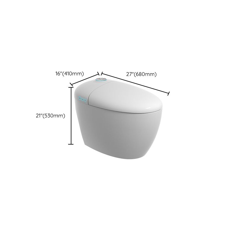 Round Antimicrobial Toilet Seat Bidet Ceramic White Vitreous China Bidets Clearhalo 'Bathroom Remodel & Bathroom Fixtures' 'Bidets' 'Home Improvement' 'home_improvement' 'home_improvement_bidets' 'Toilets & Bidets' 1200x1200_7ea8759b-ed25-4822-a25c-8f8ae424c84e