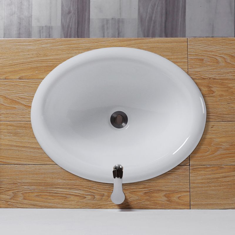 Modern Style Bathroom Sink Oval Porcelain Undermount Bathroom Sink Clearhalo 'Bathroom Remodel & Bathroom Fixtures' 'Bathroom Sinks & Faucet Components' 'Bathroom Sinks' 'bathroom_sink' 'Home Improvement' 'home_improvement' 'home_improvement_bathroom_sink' 1200x1200_7ec1a243-3b00-4e7a-aee7-c492c04f82ef