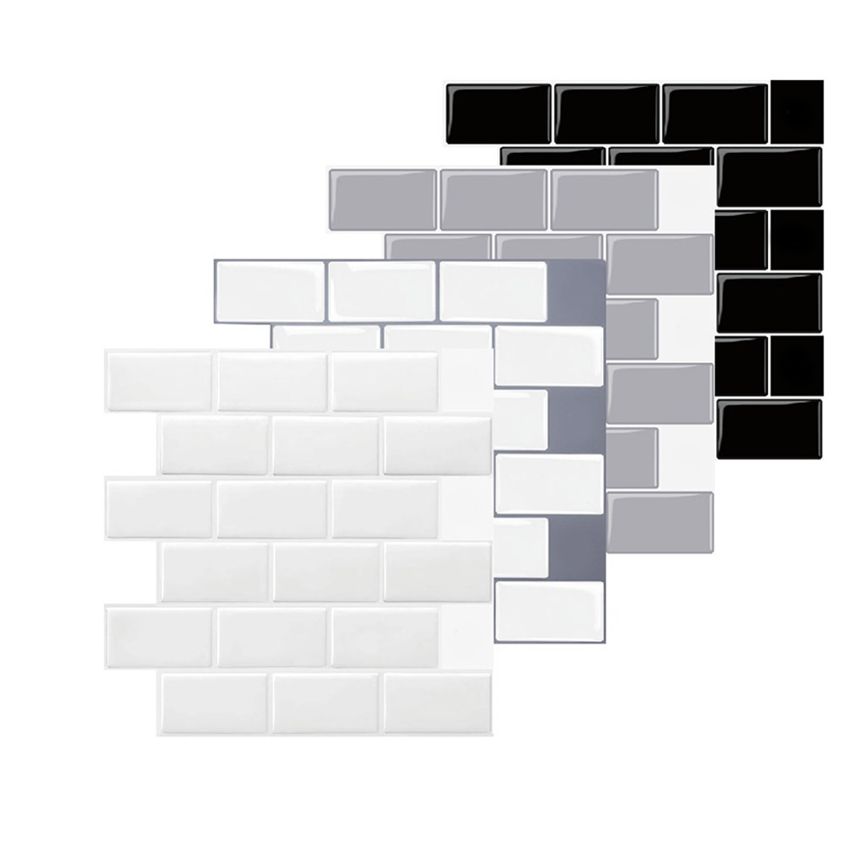 Square Peel & Stick Tile Stone Composite Subway Tile for Kitchen Backsplash Clearhalo 'Flooring 'Home Improvement' 'home_improvement' 'home_improvement_peel_stick_blacksplash' 'Peel & Stick Backsplash Tile' 'peel_stick_blacksplash' 'Walls & Ceilings' Walls and Ceiling' 1200x1200_7ed3038c-5695-42af-95d1-7144051013bb