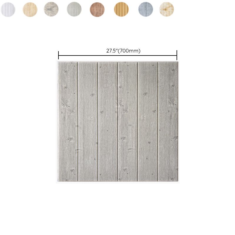 Modern Tin Backsplash Paneling Smooth Thickened Wall Ceiling Wood Grain Design Clearhalo 'Flooring 'Home Improvement' 'home_improvement' 'home_improvement_wall_paneling' 'Wall Paneling' 'wall_paneling' 'Walls & Ceilings' Walls and Ceiling' 1200x1200_7eeb8ab1-ebf1-4505-a2f7-6e4efc19d553