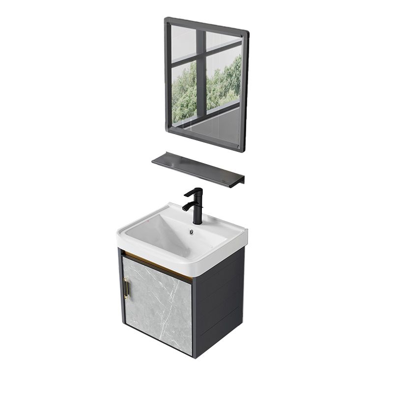 Modern Wall Mount Vanity Set Grey Closed Storage Sink Vanity for Bathroom Clearhalo 'Bathroom Remodel & Bathroom Fixtures' 'Bathroom Vanities' 'bathroom_vanities' 'Home Improvement' 'home_improvement' 'home_improvement_bathroom_vanities' 1200x1200_7f3320d7-d9ca-41a7-8a03-4d3cbaf57275