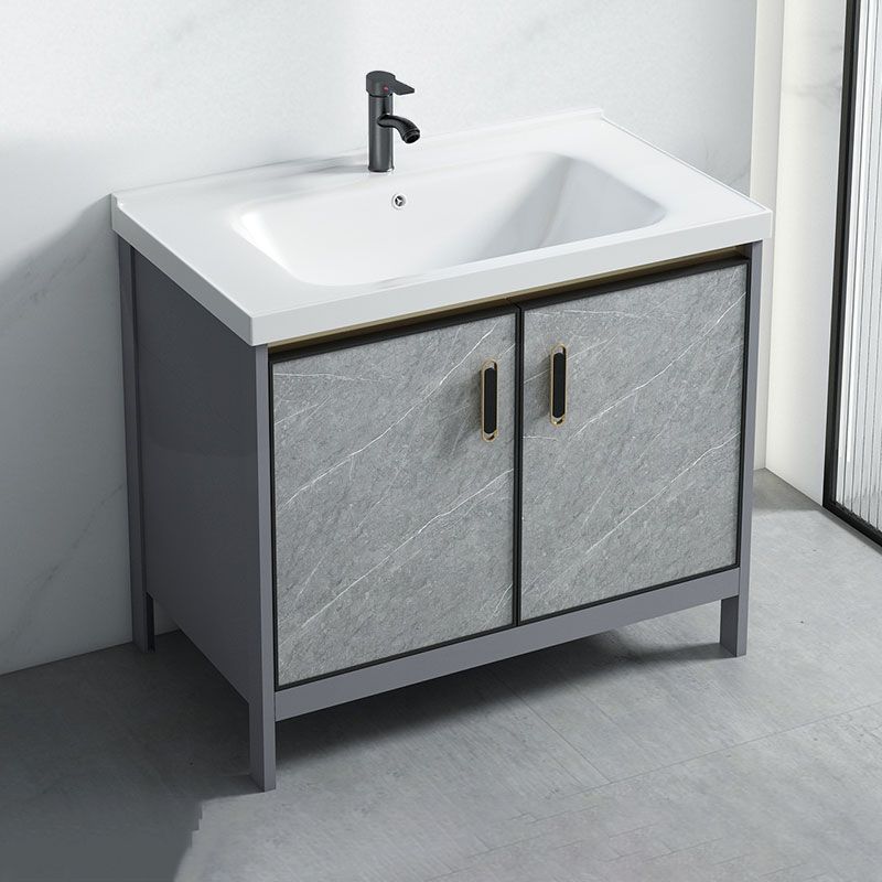 Modern Bathroom Sink Vanity Freestanding Faucet Included Bathroom Vanity Set Clearhalo 'Bathroom Remodel & Bathroom Fixtures' 'Bathroom Vanities' 'bathroom_vanities' 'Home Improvement' 'home_improvement' 'home_improvement_bathroom_vanities' 1200x1200_7f4b895f-f6a4-408c-982d-99db1d5935d6