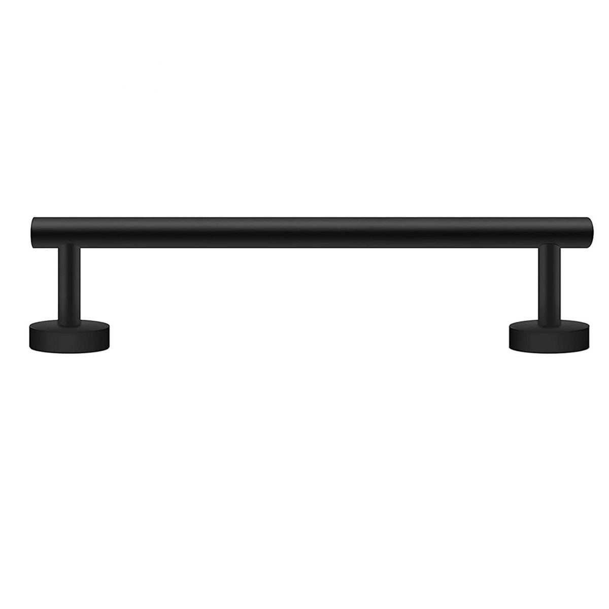 Matte Black Bathroom Hardware Set Stainless Steel Towel Bar/Paper Holder/Robe Hooks Clearhalo 'Bathroom Hardware Sets' 'Bathroom Hardware' 'Bathroom Remodel & Bathroom Fixtures' 'bathroom_hardware_sets' 'Home Improvement' 'home_improvement' 'home_improvement_bathroom_hardware_sets' 1200x1200_7f4c9bee-b305-4a1e-b67c-c0c39008ab4f