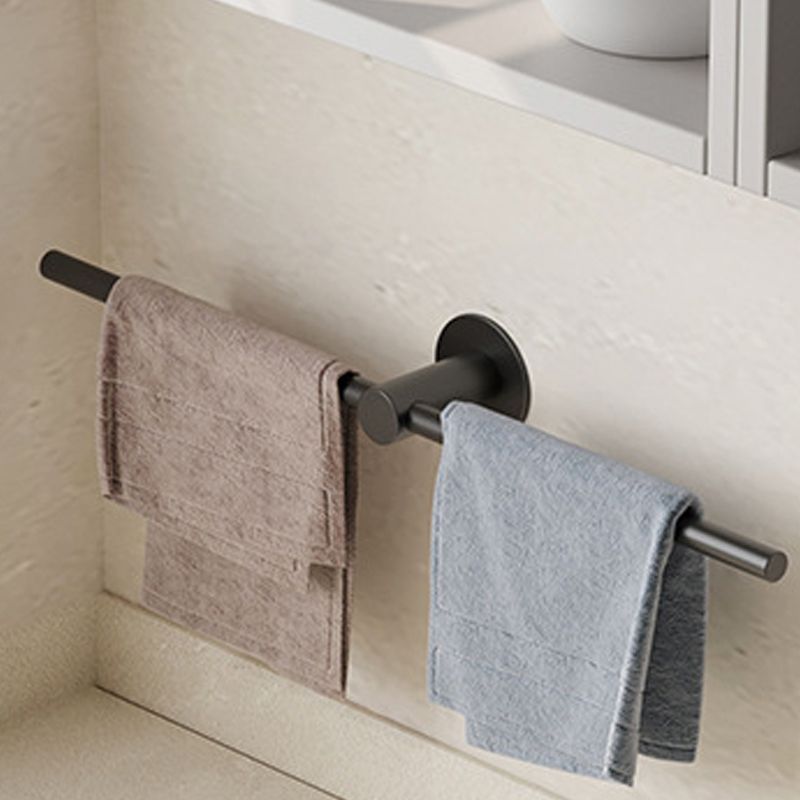 2-Piece Modern Bathroom Accessory Set Stainless Steel Towel Bar Clearhalo 'Bathroom Hardware Sets' 'Bathroom Hardware' 'Bathroom Remodel & Bathroom Fixtures' 'bathroom_hardware_sets' 'Home Improvement' 'home_improvement' 'home_improvement_bathroom_hardware_sets' 1200x1200_7fdabd50-3f97-43a1-b267-add64c4766da