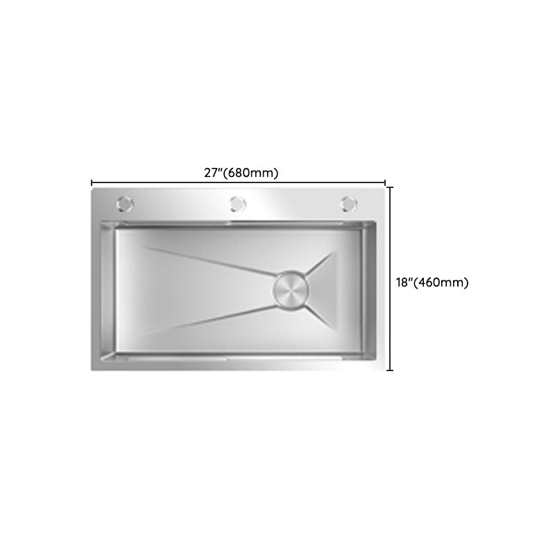 Single Basin Kitchen Sink Stainless Steel Modern Kitchen Sink Clearhalo 'Home Improvement' 'home_improvement' 'home_improvement_kitchen_sinks' 'Kitchen Remodel & Kitchen Fixtures' 'Kitchen Sinks & Faucet Components' 'Kitchen Sinks' 'kitchen_sinks' 1200x1200_8006294f-25d1-48ce-942c-3d8f98ecc2ca