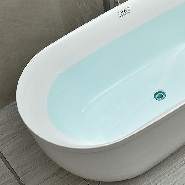 Freestanding Soaking Bathtub Antique Finish Modern Oval Bath Tub Clearhalo 'Bathroom Remodel & Bathroom Fixtures' 'Bathtubs' 'Home Improvement' 'home_improvement' 'home_improvement_bathtubs' 'Showers & Bathtubs' 1200x1200_800feaea-c5c8-4a13-8755-b599ef5aabd9