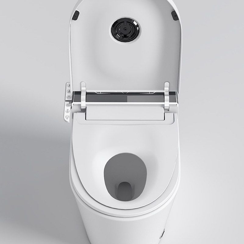 Modern White Heated Seat Toilet ABS Floor Mounted Flush Toilet with Seat Clearhalo 'Bathroom Remodel & Bathroom Fixtures' 'Home Improvement' 'home_improvement' 'home_improvement_toilets' 'Toilets & Bidets' 'Toilets' 1200x1200_8038e11c-05b6-4319-b43f-ca873e6e7a4f