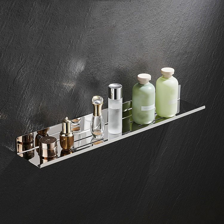 Modernism Rectangular Bath Shelf in Stainless Steel Polished Chrome Bathroom Hardware Set Clearhalo 'Bathroom Hardware Sets' 'Bathroom Hardware' 'Bathroom Remodel & Bathroom Fixtures' 'bathroom_hardware_sets' 'Home Improvement' 'home_improvement' 'home_improvement_bathroom_hardware_sets' 1200x1200_803d4a58-22b2-4f3e-adc7-24bfa7344b7a