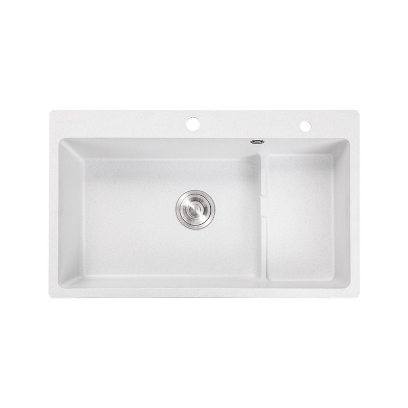 Modern Style Kitchen Sink Quartz Kitchen Sink with Basket Strainer Clearhalo 'Home Improvement' 'home_improvement' 'home_improvement_kitchen_sinks' 'Kitchen Remodel & Kitchen Fixtures' 'Kitchen Sinks & Faucet Components' 'Kitchen Sinks' 'kitchen_sinks' 1200x1200_806530ce-4bf6-4cfa-90cb-094c3add3ce4