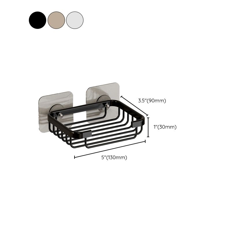 Modern Bath Hardware Set Bath Shelf Black/Silver/Grey Bathroom Hardware Set Clearhalo 'Bathroom Hardware Sets' 'Bathroom Hardware' 'Bathroom Remodel & Bathroom Fixtures' 'bathroom_hardware_sets' 'Home Improvement' 'home_improvement' 'home_improvement_bathroom_hardware_sets' 1200x1200_80aafe7e-2804-4fe7-b4a6-08725848079c