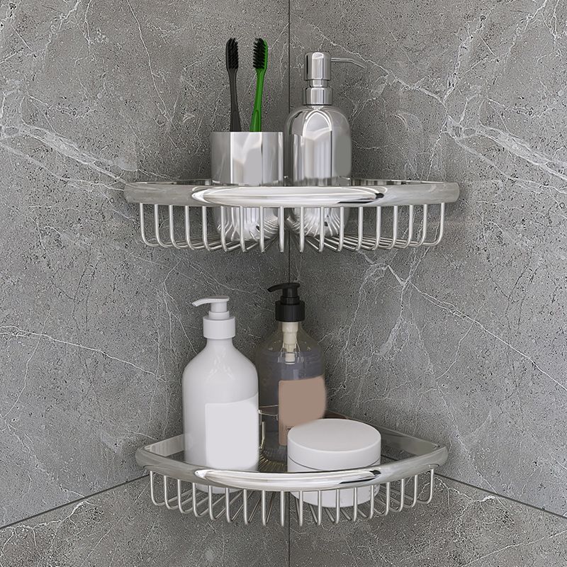 Matte Metal Bathroom Accessory Set 2 Piece Modern Bath Shelf Clearhalo 'Bathroom Hardware Sets' 'Bathroom Hardware' 'Bathroom Remodel & Bathroom Fixtures' 'bathroom_hardware_sets' 'Home Improvement' 'home_improvement' 'home_improvement_bathroom_hardware_sets' 1200x1200_80cd9256-af7f-4cba-88e9-39d04822e007