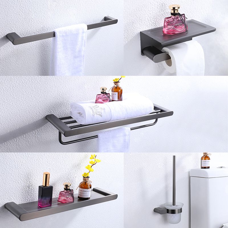 Dark Gray Modern Bathroom Accessory Set Steel Bathroom Accessory Kit Clearhalo 'Bathroom Hardware Sets' 'Bathroom Hardware' 'Bathroom Remodel & Bathroom Fixtures' 'bathroom_hardware_sets' 'Home Improvement' 'home_improvement' 'home_improvement_bathroom_hardware_sets' 1200x1200_80d896d0-d2c0-4fd1-956e-f5c73b7b6737