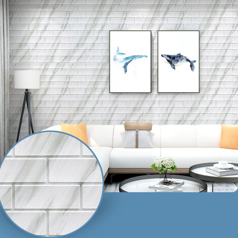 Industrial Wall Plank, 3D Brick Bathroom Wall Panels Set of 2 Clearhalo 'Flooring 'Home Improvement' 'home_improvement' 'home_improvement_wall_paneling' 'Wall Paneling' 'wall_paneling' 'Walls & Ceilings' Walls and Ceiling' 1200x1200_80dd2f1c-0736-4cd8-9693-5acd39a75c75