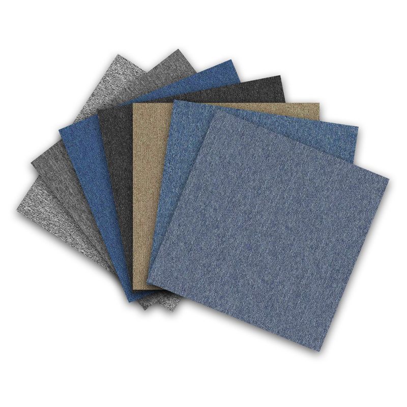 Office Loose Lay Carpet Tiles Dark Color Non-Skid Level Loop Carpet Tile Clearhalo 'Carpet Tiles & Carpet Squares' 'carpet_tiles_carpet_squares' 'Flooring 'Home Improvement' 'home_improvement' 'home_improvement_carpet_tiles_carpet_squares' Walls and Ceiling' 1200x1200_81454c76-5662-4bb0-8072-a42da5a69d4f