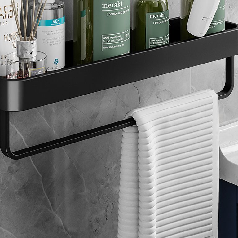 Contemporary Bathroom Accessories Hardware Set Aluminum Bath Shelf Clearhalo 'Bathroom Hardware Sets' 'Bathroom Hardware' 'Bathroom Remodel & Bathroom Fixtures' 'bathroom_hardware_sets' 'Home Improvement' 'home_improvement' 'home_improvement_bathroom_hardware_sets' 1200x1200_81500583-220a-47f0-900c-87b46e361d7d