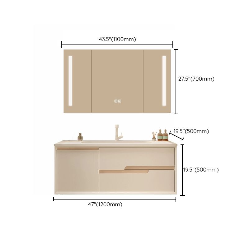 Mirror Included Wall Mount Bathroom Sink Vanity with Doors Drawers Clearhalo 'Bathroom Remodel & Bathroom Fixtures' 'Bathroom Vanities' 'bathroom_vanities' 'Home Improvement' 'home_improvement' 'home_improvement_bathroom_vanities' 1200x1200_81dab1f3-c7ad-4290-ab9d-316987d1a7a6