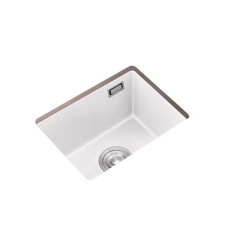 White Rectangle Kitchen Sink with Faucet Single Bowl Quartz Sink Clearhalo 'Home Improvement' 'home_improvement' 'home_improvement_kitchen_sinks' 'Kitchen Remodel & Kitchen Fixtures' 'Kitchen Sinks & Faucet Components' 'Kitchen Sinks' 'kitchen_sinks' 1200x1200_81f567e7-c564-40f0-bdff-c31a3e365435