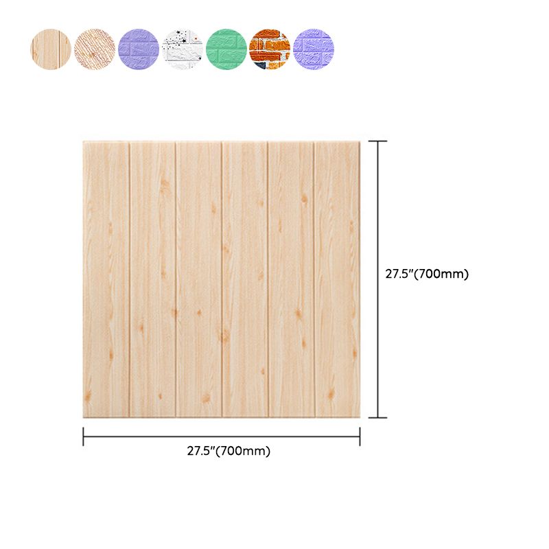 Modern Wall Paneling Foam Peel and Stick 3D Embossed Indoor Wall Panel Clearhalo 'Flooring 'Home Improvement' 'home_improvement' 'home_improvement_wall_paneling' 'Wall Paneling' 'wall_paneling' 'Walls & Ceilings' Walls and Ceiling' 1200x1200_82120dd9-a5a1-4f61-9dc8-c4d2ed407e60