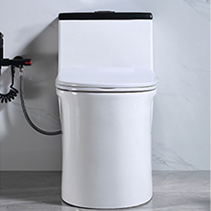 Floor Mount Toilet Black and White Toilet with Siphon Jet Water-saving Function Clearhalo 'Bathroom Remodel & Bathroom Fixtures' 'Home Improvement' 'home_improvement' 'home_improvement_toilets' 'Toilets & Bidets' 'Toilets' 1200x1200_826b6a52-ea22-4751-ada7-faea3809ae0e