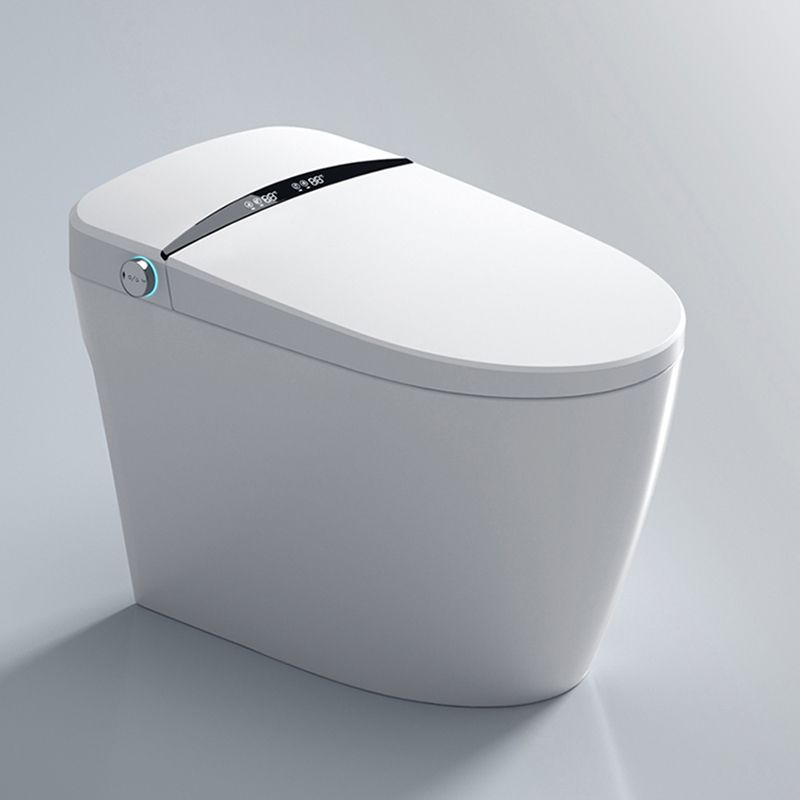 Elongated Toilet Seat Bidet White One-Piece Smart Toilet Bidet with Unlimited Warm Water Clearhalo 'Bathroom Remodel & Bathroom Fixtures' 'Bidets' 'Home Improvement' 'home_improvement' 'home_improvement_bidets' 'Toilets & Bidets' 1200x1200_826ba1f3-874b-4b9b-a010-ffed5fadb5f3