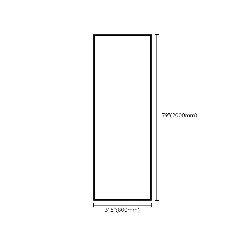 Half Partition Fixed Panel Black Full Frame Waterproof Shower Screen Clearhalo 'Bathroom Remodel & Bathroom Fixtures' 'Home Improvement' 'home_improvement' 'home_improvement_shower_tub_doors' 'Shower and Tub Doors' 'shower_tub_doors' 'Showers & Bathtubs' 1200x1200_82af0ffe-58ca-4192-9bf1-e605279c6cfa