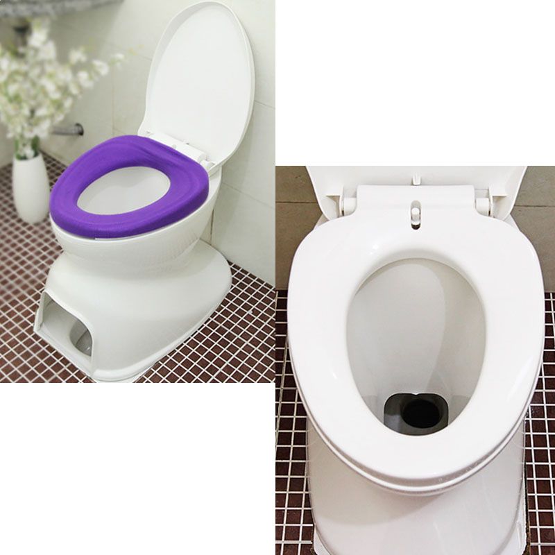 Modern Plastic Toilet Floor Mounted Toilet Bowl with Slow Close Seat for Bathroom Clearhalo 'Bathroom Remodel & Bathroom Fixtures' 'Home Improvement' 'home_improvement' 'home_improvement_toilets' 'Toilets & Bidets' 'Toilets' 1200x1200_82fe9e81-6d35-4663-a578-8bb09995323b