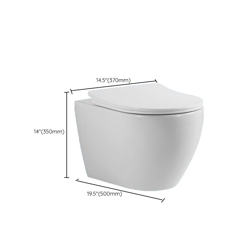 Modern Ceramic Flush Toilet Wall Mount White Urine Toilet for Washroom Clearhalo 'Bathroom Remodel & Bathroom Fixtures' 'Home Improvement' 'home_improvement' 'home_improvement_toilets' 'Toilets & Bidets' 'Toilets' 1200x1200_8363f2e2-80f9-4d5d-b9b9-d054bfe62043