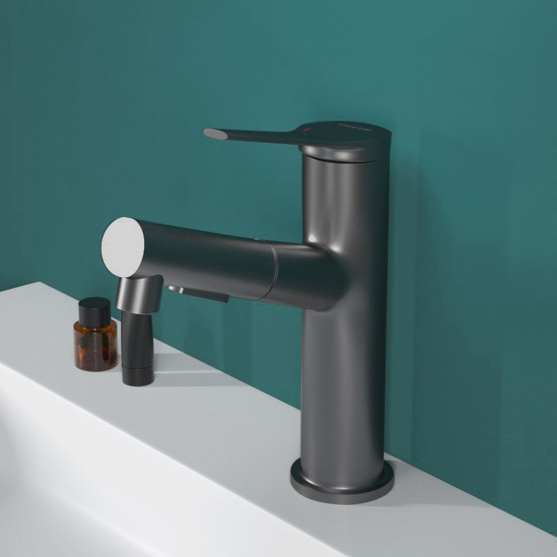 Modern Style Centerset Faucet Lever Handle Faucet for Bathroom Clearhalo 'bathroom_sink_faucets' 'Conjunta de Baño y Conjunta de Grifo' 'Coronamiento de Baño y Dispositivo de Baño' 'Grifo del lavabo del baño' 'Hogar' 'home_improvement' 'home_improvement_bathroom_sink_faucets' 'Mejoras para el hogar' 1200x1200_837e1e64-8b6a-4cc9-8956-3719b8fe91f8